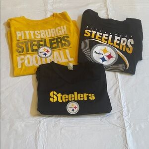 3 NFL Pittsburgh Steelers Jersey & T-Shirts Boys Youth 16-18